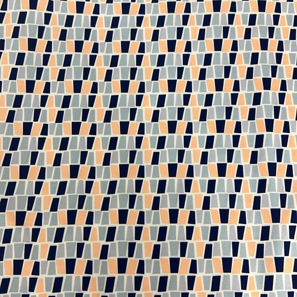 Mizzen+Main Sz XL Versa Polo Blue Tile Print EUC - Picture 5 of 11